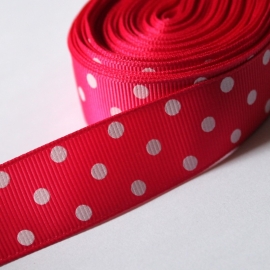 fuchsia polkadot lint p/m