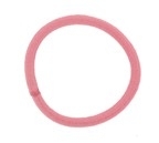 Dik roze elastiek p/s