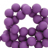 Acryl kralen 8mm Purple paars 50 stuks