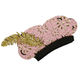 Diy pietenmuts patch roze/goud /goud