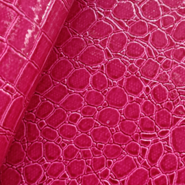 pu leer steen struktuur fuchsia roze