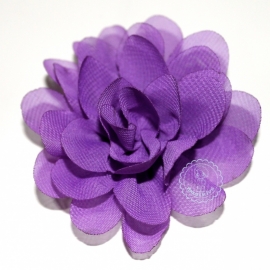 chiffon bloem paars 7cm