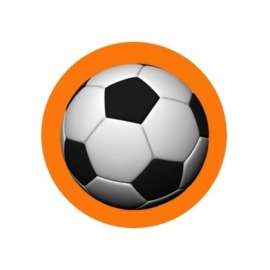 (FB64) Voetbal oranje