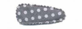 grijs3 polkadot hoesje  (3,5cm)