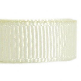 CREME grosgrain geweven band 1m