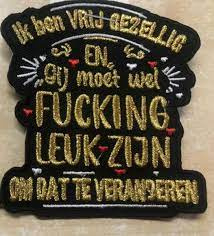 Vrij gezellig