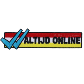 "altijd online" embleem