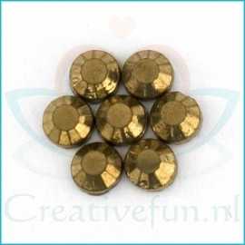 Rhinestone Gold Hematite