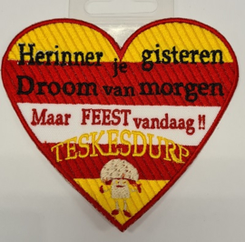 Herinner, droom, feest hart groot