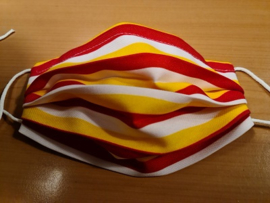 Oeteldonk rood wit gele strepen (XL)