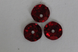 Rood met glitter 10 mm