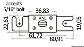 Zekering | ANL | 130 Ampere