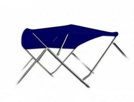 Biminitops | Sunmaster | RVS | 3BOW | XL Line | Hoogte 115 cm | Navy