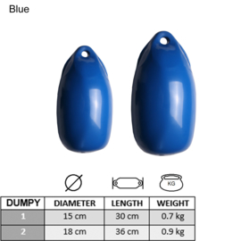 Dumpy Fender | Type 2 | Blauw