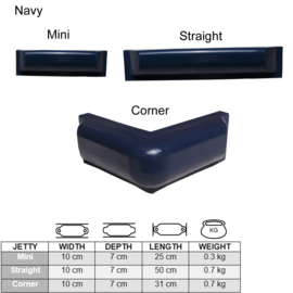 Jetty Fender | HOEK | Donkerblauw