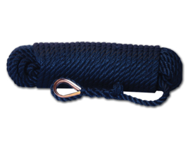 Ankerlijn | 10 mm | 20 mtr | Navy