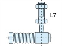 Bedieningskabel | Koppelstuk | L7 | Ultraflex