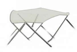 Sunmaster 3 BOW RVS Biminitops Hoogte 91 cm - Kleur Gray