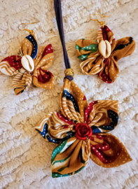 Bloemketting en bloemoorbellen maken van stof!
