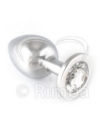 Rimba - Buttplug GROOT met kristal (unisex)