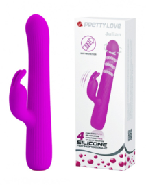 PRETTY LOVE JULIAN - ROTATING RABBIT VIBRATOR