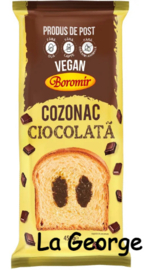 Boromir Cozonac Vegan cu cremă de ciocolată 450g