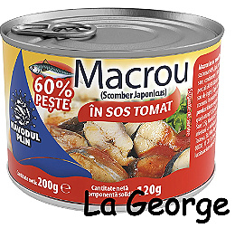 Navodul plin makreel in tomatensaus  200g