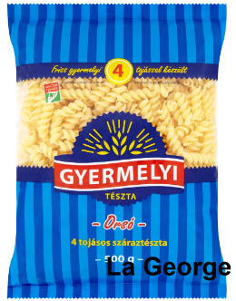 Gyermelyi Fusilli Gedroogde pasta met 4 eieren 500 g