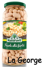 Naturavit gekookte witte bonen   580ml