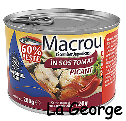 Navodul plin makreel in pikante tomatensaus  200g