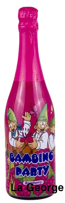 Angelli Bambino Party Framboos Alcohol vrije kinder champagne 750ml