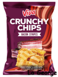 VIVA Crunchy Chips met bacon aroma  80g