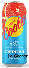 Bere blonda fara alcool cu aroma de grepfrut Ursus Cooler, 0.5 l