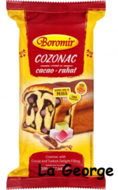 Boromir Cozonac cacaoroom en turksfruit 500 G