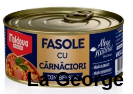 Moldova in Bucate Fasole cu carnaciori din belșug 300 g