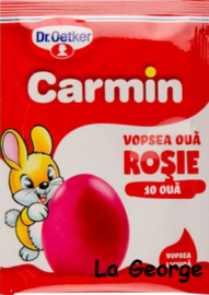 Dr. Oetker Carmin vloeibare rode eierverf  voor 10 eieren 5 g