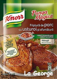 Knorr punga magica voor varkensvlees met knoflook en rook smaak 29g