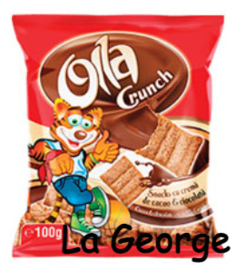 Olla Crunch Snacks met cacaoroom en chocolade 100g