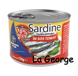 Navodul plin Sardine in sos tomat  170 gr