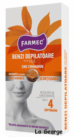 Farmec Ontharingsstrips chique gezicht Kaneel 20 st