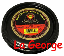 Negro 2000 Kuitsalade van haring met gerookte zalm extra kwaliteit  300 gr **