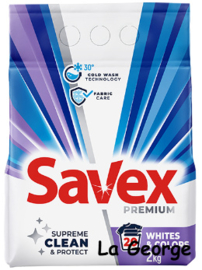 Savex Premium white & colors Detergent pudra , 2 kg