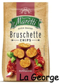 Maretti Bruschette met Pepperoni Salami-smaak  70 g