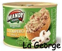 Mandy vegetarische pate met champignons  200g