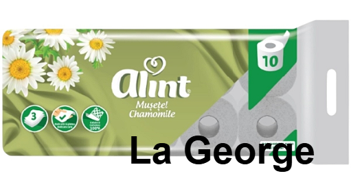 Alint Toiletpapier met kamillegeur 10 rollen/set 3 lagen