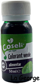 Coseli groene kleurstof voor voedsel  50 ml
