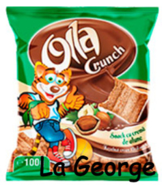 Olla Crunch Snacks met Hazelnootcrème 100g