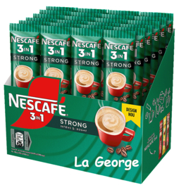 Nescafe instant koffie 3 in 1  strong 24 x  14 g