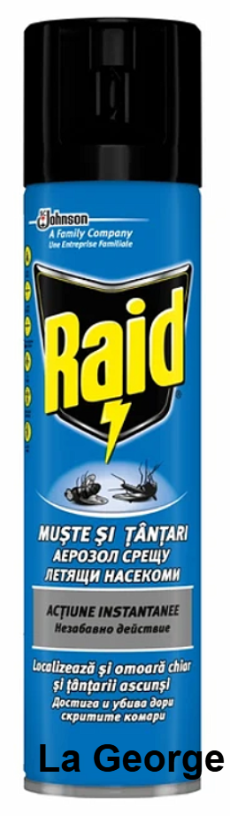 Raid spray muste si tantari actiune instantanee 400ml