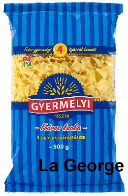 Gyermelyi Fodros kockai Gedroogde pasta met 4 eieren 500 g